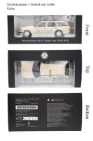 Mercedes-Benz Modell 1:18 300 D S 124 (1989-1993), T-Modell, Taxi