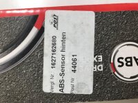 Citröen ABS Sensor Raddrehzahl hinten beidseitig für Citröen Jumper Fiat 30662 44061