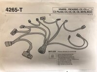 Original Peugeot 9972.BX Citroen 4265-T Prüfkabel Ableitstrahlenbündel BSI