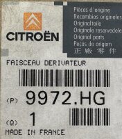 Original Citroen Peugeot Differenzierkabelbaum Motorkontrolle 4340-T 9972.HG