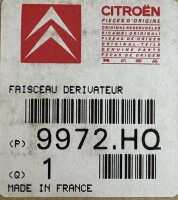 Original Peugeot Differenzierkabelbaum für elektronische Türkontrolle 4347-T 9972.HQ