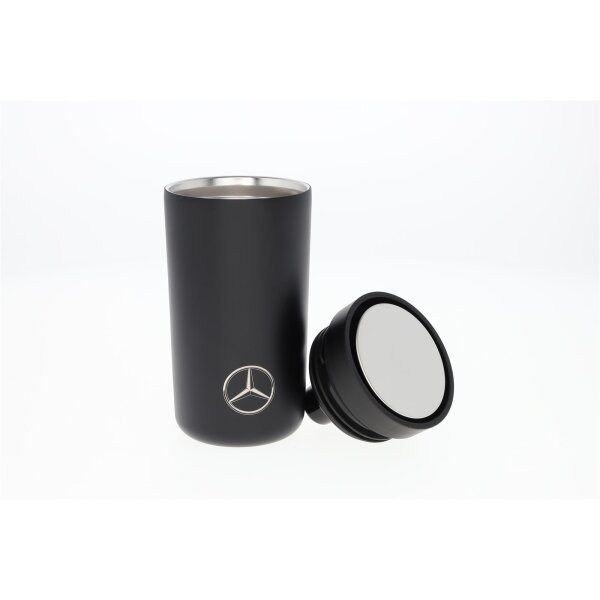 Mercedes-Benz To Go Becher schwarz Edelstahl/Polypropylen Stelton 200 ml