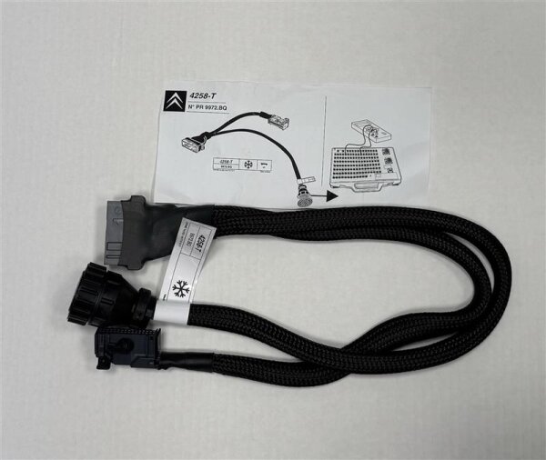 Original Citroen Adapter Prüfkabel für Diagnosegerät 4258-T 9972.BQ