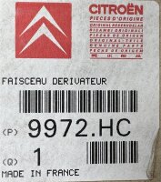 Original Citroen Differenzierkabel für Airbag 4336-T 9972.HC