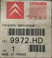 Original Citroen Differenzierkabel zur Kontrolle des Airbags 9972.HD 4337-T