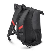 Mercedes-Benz AMG Rucksack Rolltop schwarz/ rot Polyester...