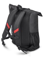 Mercedes-Benz AMG Rucksack Rolltop schwarz/ rot Polyester