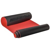 Mercedes Benz AMG Fitnessmatte schwarz / rot, TPE