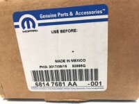 Mopar Dodge Charger  Bremsbelag Satz Vorderachse 68147681AA