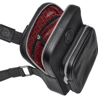 Mercedes-Benz Umhängetasche Classic Schwarz Leder...