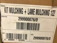 Original Mulch Kit Korb und Klingen Aufsitzmäher Castelgarden TC122 299900076
