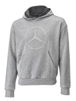 Mercedes-Benz Sweathoody grau melange, XXL Unisex