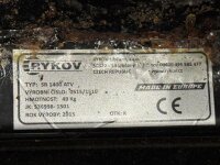 Original Rykov Schneeräumschild Schneepflug SR 1400 ATV (aufgebaut)
