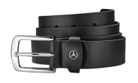 Mercedes-Benz Gürtel Herren schwarz, Rindleder /...