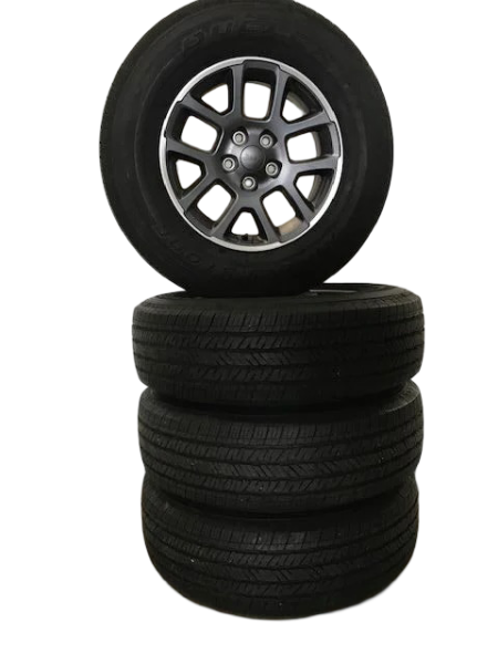 Jeep Wrangler M+S Komplettradsatz 18 Bridgestone Dueler 255/70 R12 113T 18x7,5J