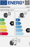 Jeep Wrangler M+S Komplettradsatz 18 Bridgestone Dueler 255/70 R18 113T 18x7,5J