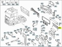 Mercedes-Benz Metall Lampenabdeckung Grill für Links Rechts