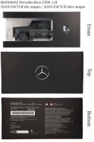 Mercedes-Benz G-Klasse Geländewagen W465 Modell  oliv magno Norev 1:18