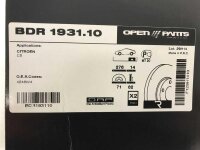 Citroen Open Parts Bremsscheibensatz Hinterachse