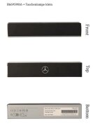 Mercedes-Benz LED-Taschenlampe schwarz Aluminium mit 3D Stern