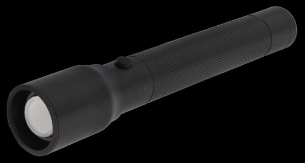 LED Taschenlampe schwarz Aluminium Ansmann mit Mercedes-Benz Stern