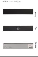 LED Taschenlampe schwarz Aluminium Ansmann mit Mercedes-Benz Stern