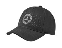 Mercedes-Benz Cap Damen schwarz Baseballcap Baumwolle (Bio)