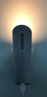 ŠKODA Agent C Spotlight Wallcharger SWC100 3-stufig Licht  USB-Schnellladegerät
