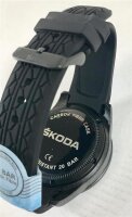Skoda Uhr Carbon Sport Chronograph Taucher Uhr RS SportUhr inkl. Beach-Box