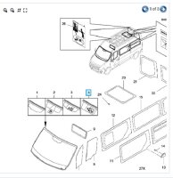 Opel Movano B Windschutzscheibe Vorne