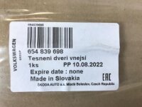 Volkswagen Skoda Kamiq Türdichtung hinten rechts...