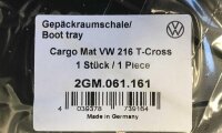 Original VW T-Cross Kofferraumschale Gepäckraumboden