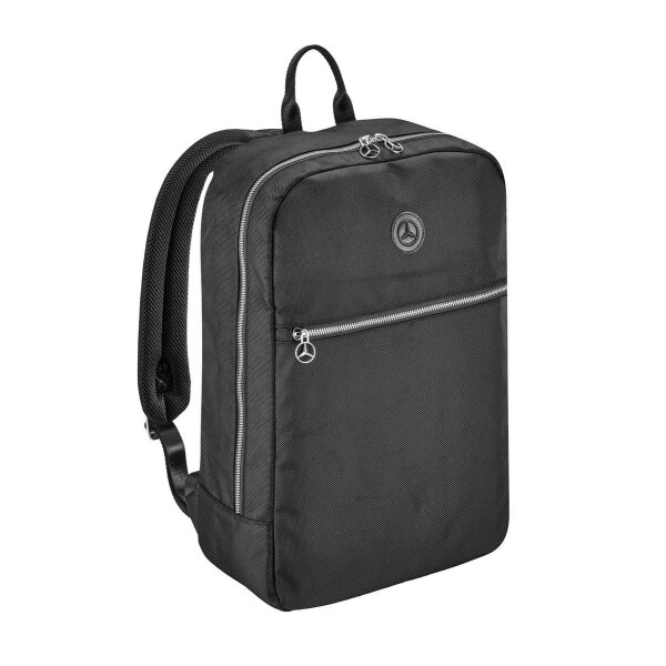Mercedes-Benz Rucksack schwarz, Polyamid (recycelt) / Polyester (recycelt)