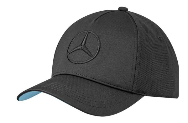 Mercedes-Benz Cap Basecap schwarz / türkis, Polyester (recycelt)