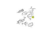 Mercedes-Benz W208 CLK 320 Verkleidung Außenspiegel links