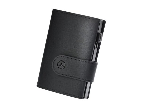 Mercedes-Benz Mini-Geldbörse G-Klasse schwarz Rindleder