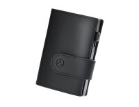 Mercedes-Benz Mini-Geldbörse G-Klasse schwarz Rindleder