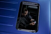 Mercedes-Benz Mini-Geldbörse G-Klasse schwarz Rindleder