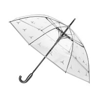 Mercedes-Benz Stockschirm transparent silberfarben...