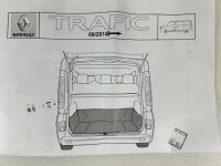 Original GM Opel Ablagefach Schutz Gepäckraumwanne Vivaro B 4423244 95599565