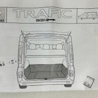 Opel Ablagefach Schutz Gepäckraumwanne Vivaro B 4423244 95599565