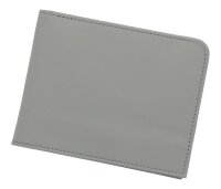 Mercedes-Benz Geldbörse Fahrzeugleder Portemmonaie silbergrau Rindleder