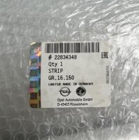 Opel Chrom Fensterschachtleiste