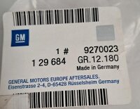 Opel Vectra B Kofferraumdeckel Heckklappen Schutz 9270023 129684