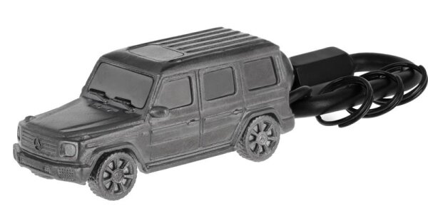 Mercedes-Benz Schlüsselanhänger, G-Klasse anthrazit schwarz, Zinkdruckguss