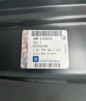 Opel Meriva B GM Verlängerung Seitenwand hinten