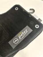 Original Velour Matten Autohaus Peter Opel Adam ab 2013 schwarz 17021977