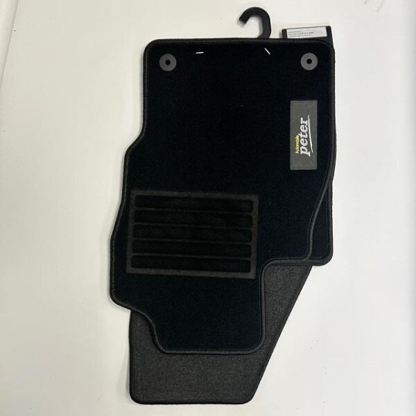 Original Opel Cora D -2014 Autohaus Peter Velour Matten 4er Schwarz 6364