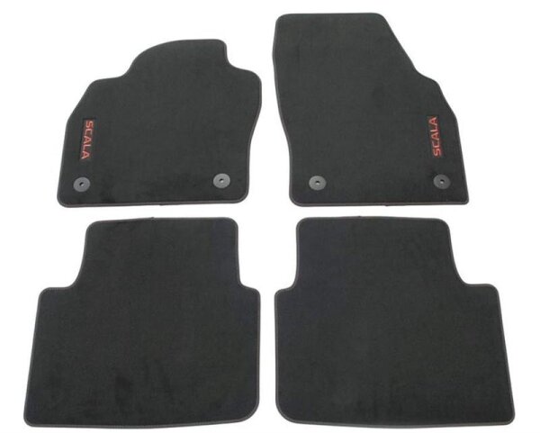 Skoda Scala Prestige Textil Fußmatten 4-teilig Komplettsatz