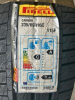 1x Sommerreifen 235/65 R16C 115/113R Pirelli Carrier 4918